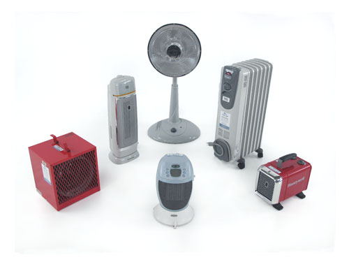 1500 W to 4800 W Portable Electric Heating Rental