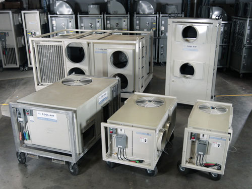 3 to 25 Tons Air Cooled Industrial Air Conditioner Rentals