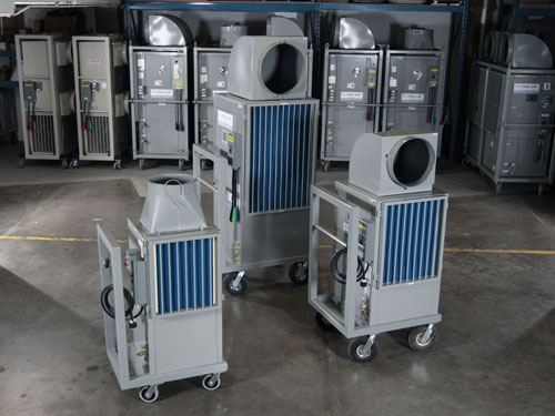  3 to 30 Ton Water Cooled Industrial Air Conditioner Rentals