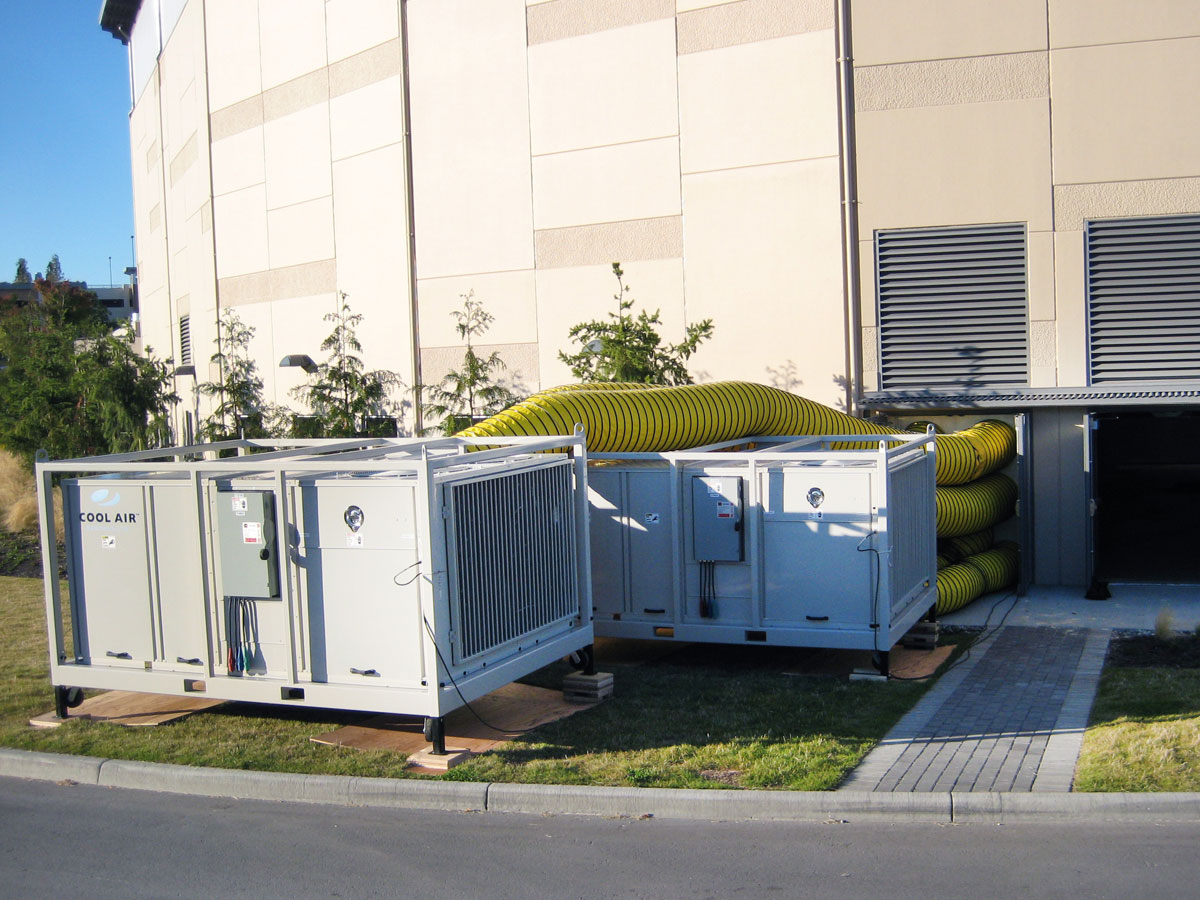 Dual 25 Ton Air Conditioners On Location