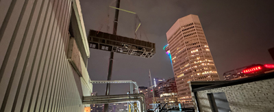 temporary hvac for a commercial building